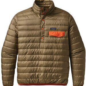 Green Patagonia Down Snap-T Pullover Men's Size L